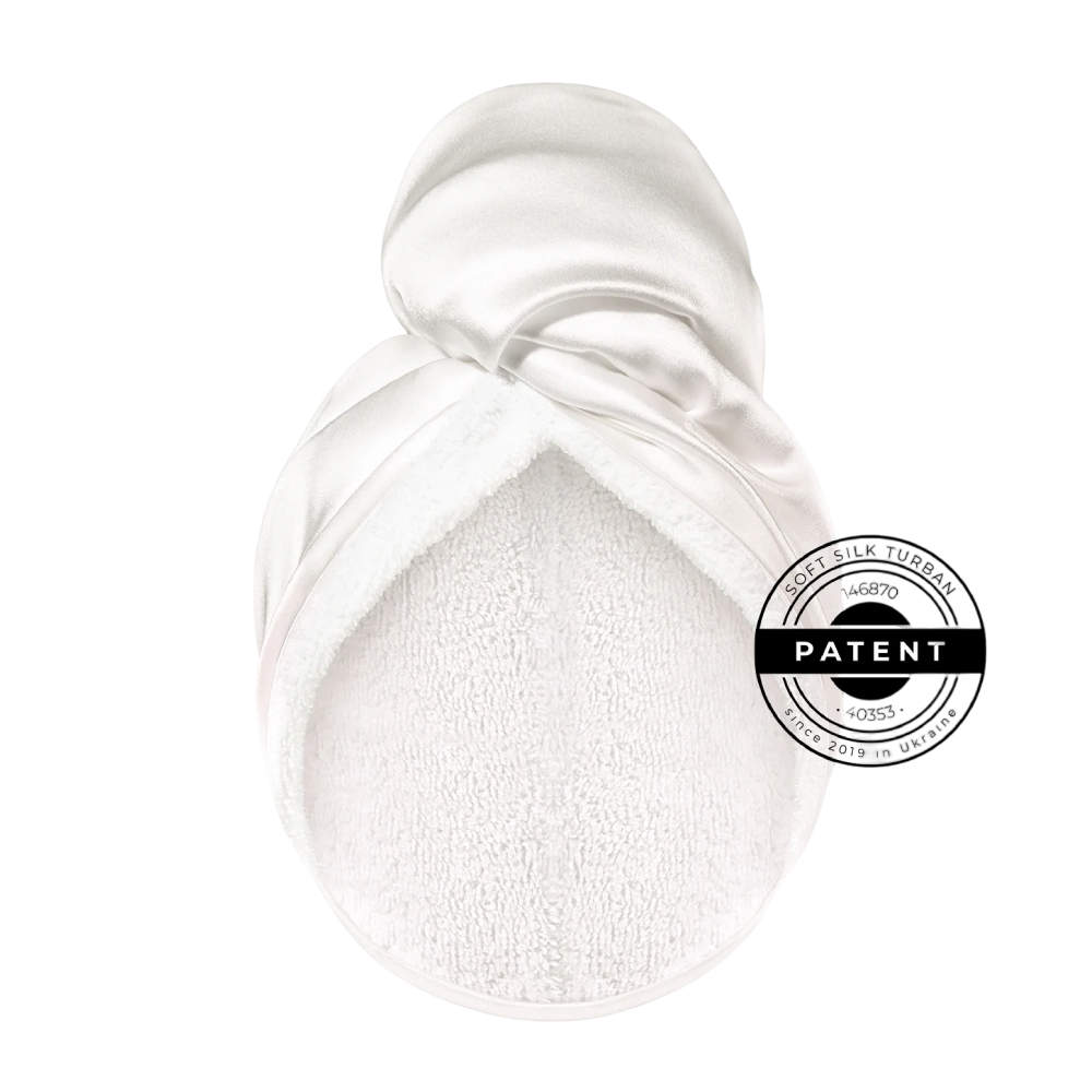 MON MOU Soft Silk Turban White - Двосторонній рушник-тюрбан для делікатного сушіння волосся (білий) MON MOU Soft Silk Turban White - Двосторонній рушник-тюрбан для делікатного сушіння волосся (білий)